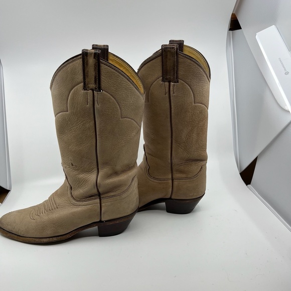 Vintage Woman's Justin Buckskin Cowboy Boots 7 1/2M - Picture 6 of 16